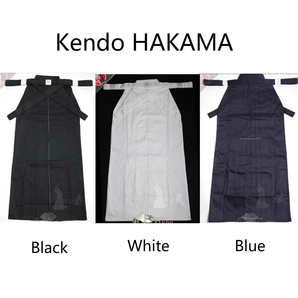 Kendo Iaido Aikido Hapkido Hakama Martial Arts Uniform Kimono Dobok Pants Costum 