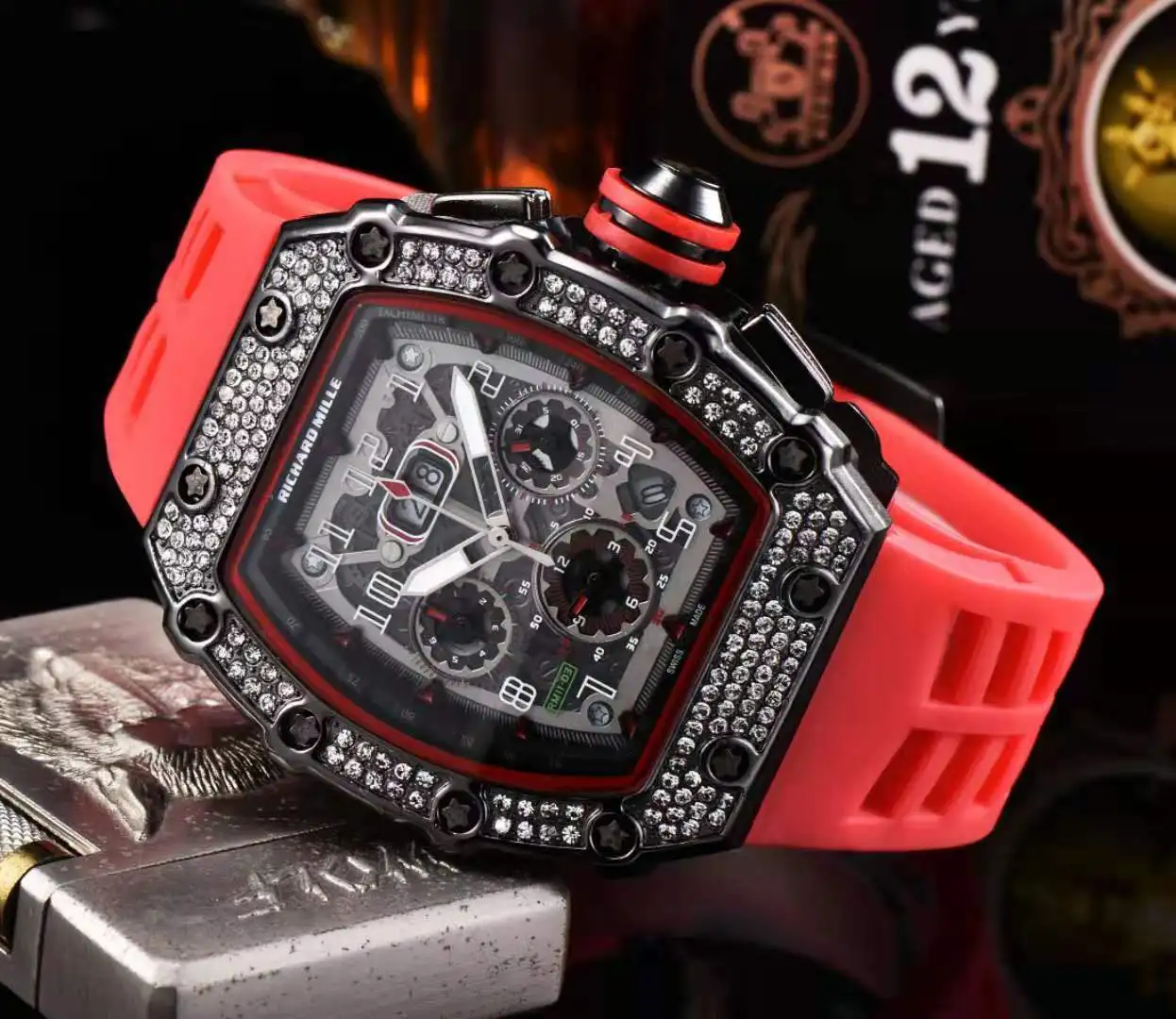 

Relogio Masculino 2019 New Brand Sport Chronograph Mens Watches Top Brand Casual Leather Waterproof Date Quartz Watch Man Clock