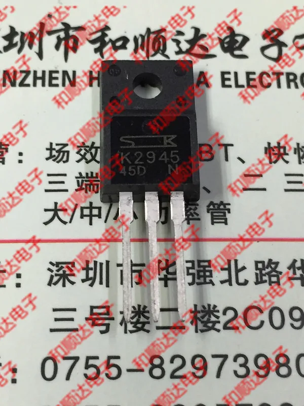 /5 предметов в лоте, 2SK2945 K2945 TO-220F 900V 5A