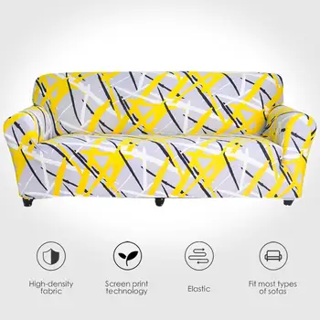 

Floral Stretch Sofa Cover Cotton Elastic All-inclusive Chair Corner Couch Cover Sofa Covers for Living Room Pets copridivano