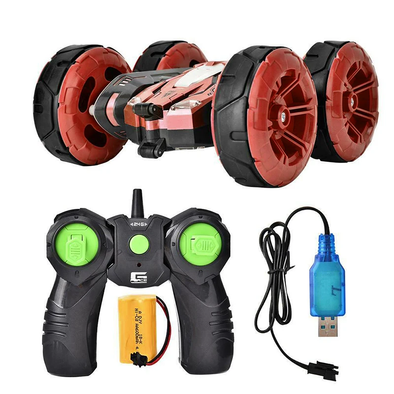 Пульт дистанционного управления 1/24 2,4G двухсторонний трюк rc автомобиль игрушка 360 ° Аксессуары для вращения