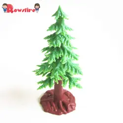 Rowsfire 100 шт. 7X3 см пластик имитирует модели растений дерево декор для садоводства сцены песок стол Microlandschaft Рождественская елка