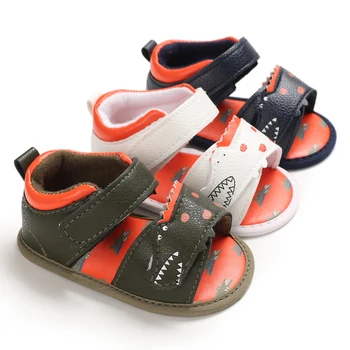 

Crocodiles Baby Moccasins Child Summer Boys Cute Sandals Sneakers Infant Shoes 0-18 Month Baby Sandals