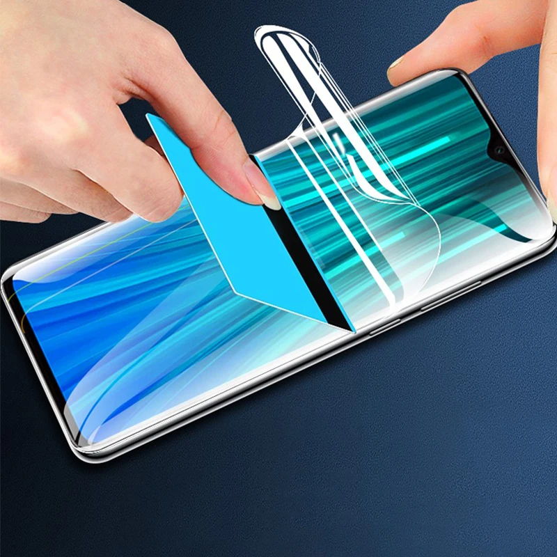 11D мягкая HD Передняя Задняя Гидрогелевая пленка для Redmi Note 8 Pro Полное покрытие гелевая Защитная пленка для экрана Redmi Note 8T пленка из фольги не стекло