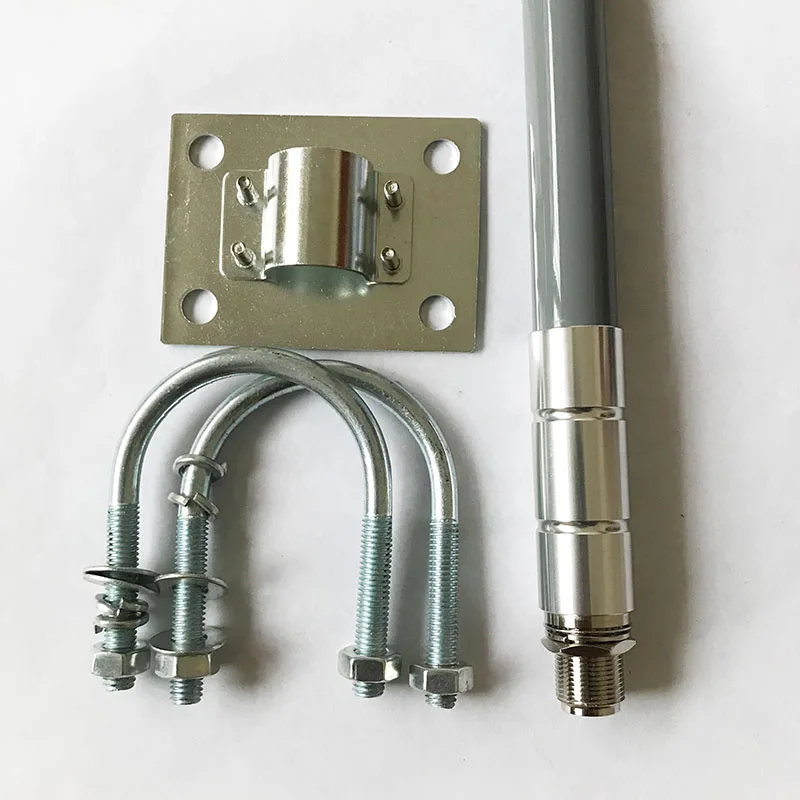 Antenna Esterna LoRa 868/915 MHz 8dBi 55cm Per Miner Helium Hotspot - Con 3 Fascette In Acciaio - RP N-Jack - Amplificatore Segnale Per Router Elio, RAK, Lorawan Gateway E HNT