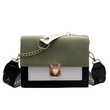 

FGGS-Women's Shoulder Bags Pu Leather Messenger Bags Metal Buckle Crossbody Bags Purse Female Travel Handbags