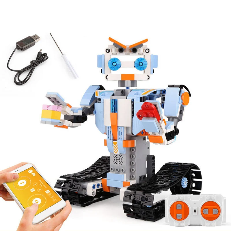 

13004 RC Motor Technic Assemble Diy Blocks RC Robot Building Bricks Technic Power Function Smart Remote Control Educatinal Toy