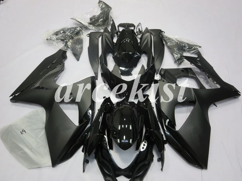 Инъекций ABS Полный обтекатели комплект подходит для Suzuki GSXR1000 K9 2009 2010 GSX-R1000 09, 10, 11, 12, 13, 14, 15, 16 лет тела комплект черного цвета