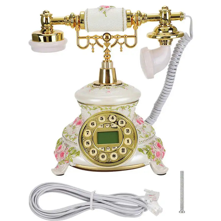FSK/DTMF Caller ID Retro Telephone with Electronic