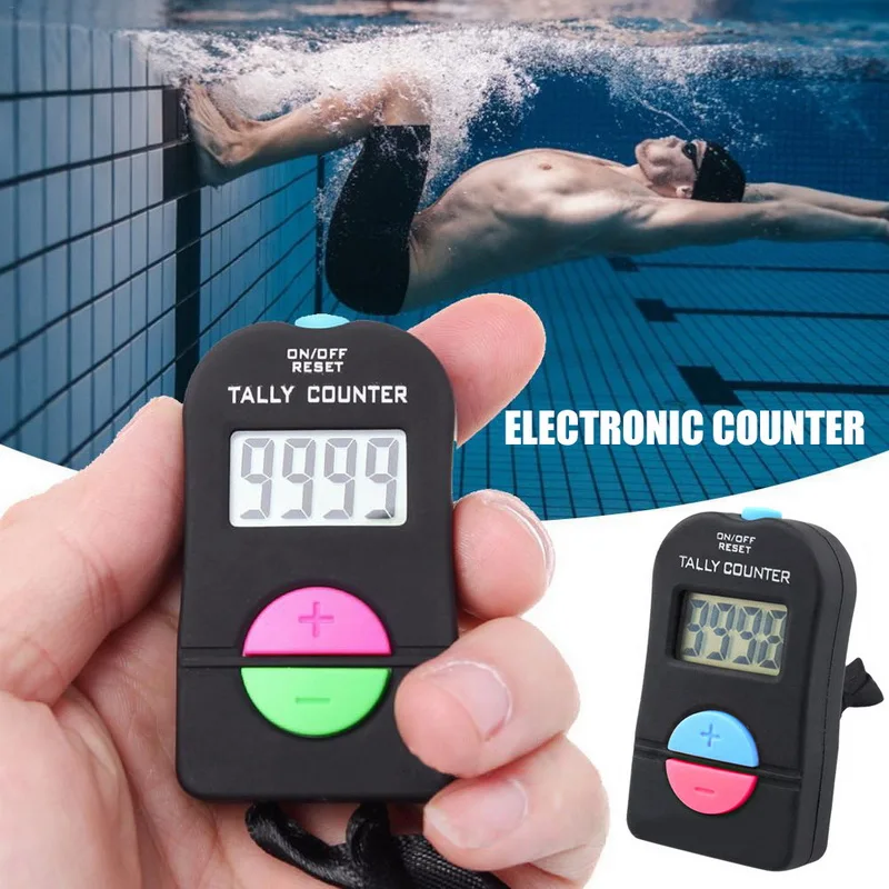 

Digital Hand Tally Counter Small Golf Sports Counter Sound Up and Down Counter Electronic Counter#7