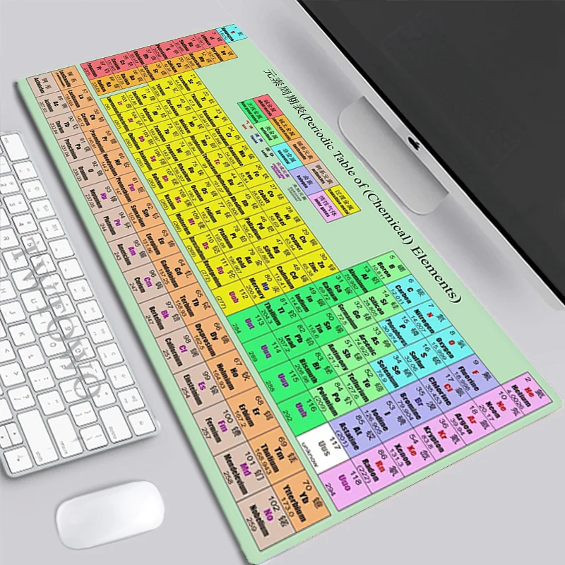

Mousepad New Computer keyboard pad MousePads Periodic Table of Elements Carpet Office Natural Rubber Desktop Mouse Pad Table Mat