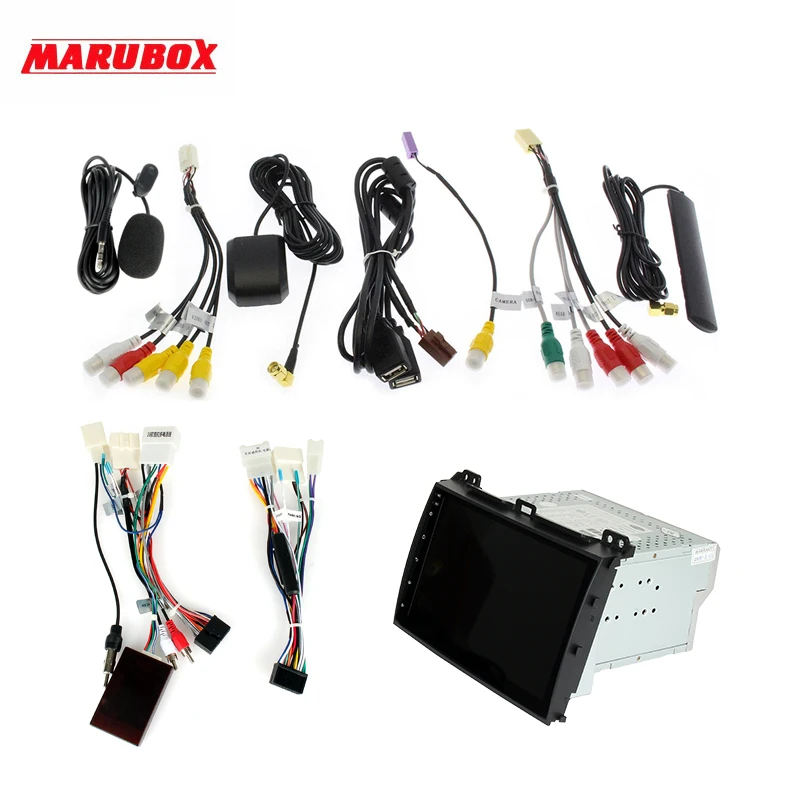 Marubox 9A107PX5 DSP, 64 ГБ головное устройство для Toyota Land Cruiser Prado, для Lexus GX 2002-2009, 8 ядер PX5 процессор, Android 9,0