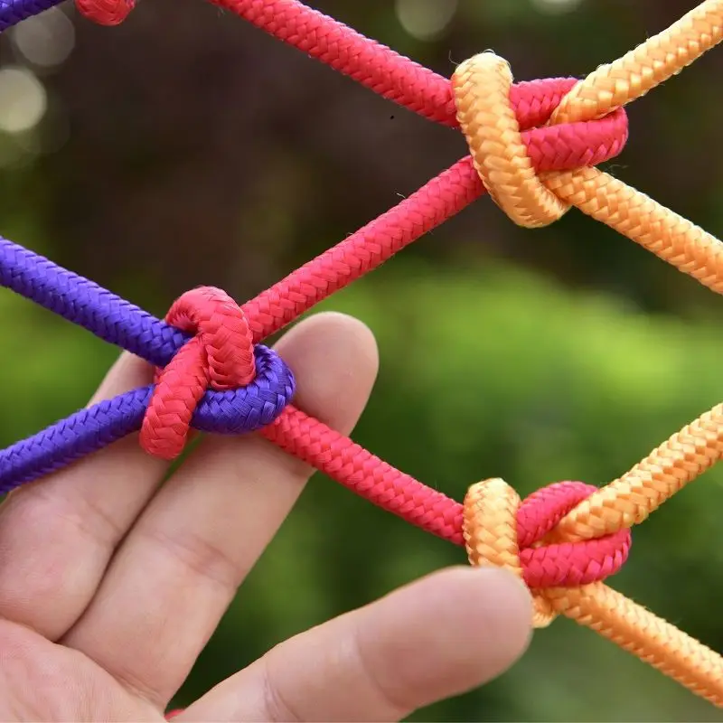 Rete Di Sicurezza Nera Per Balcone E Bambini - Maglia 5cm, Diametro 6mm, Poliestere Resistente - Foto 8