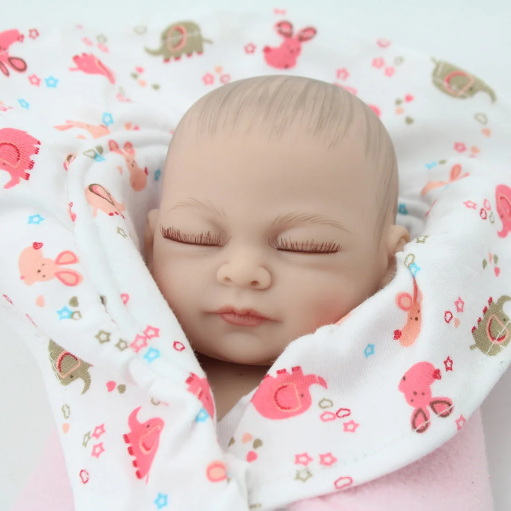 KAYDORA Reborn Baby Dolls 10 дюймов 25 см Мягкий силикон Bebe развивающие игрушки для девочек