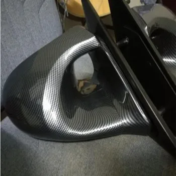 

For Honda For Civic Spoon Side Door Manual Mirrors carbon fiber look EG EK