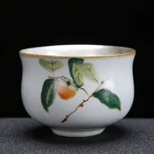 Ru чайная чашка ручной работы, керамическая Серебряная подложка, чашка из стерлингового серебра, кунг-фу, зеленый чай Tie Guan Yin, чайная посуда