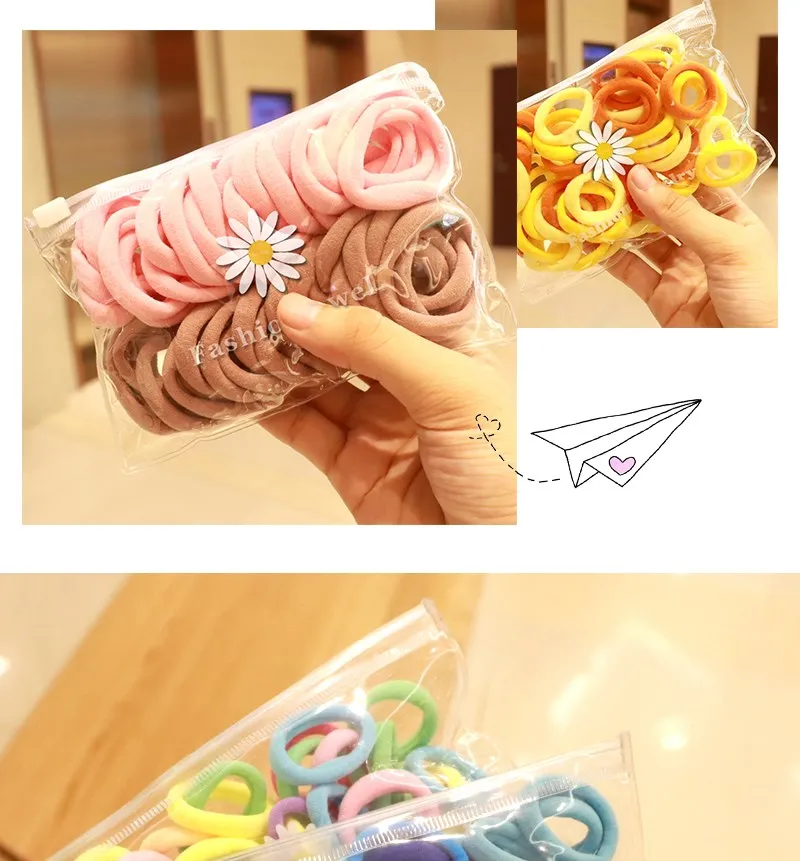 ladies headband Girl Hair Bands Sweets Elastic Band Hair Ornaments Baby Rubber Bands Hair Ties Scrunchie Headband Hair Accessories for Children butterfly hair clips
