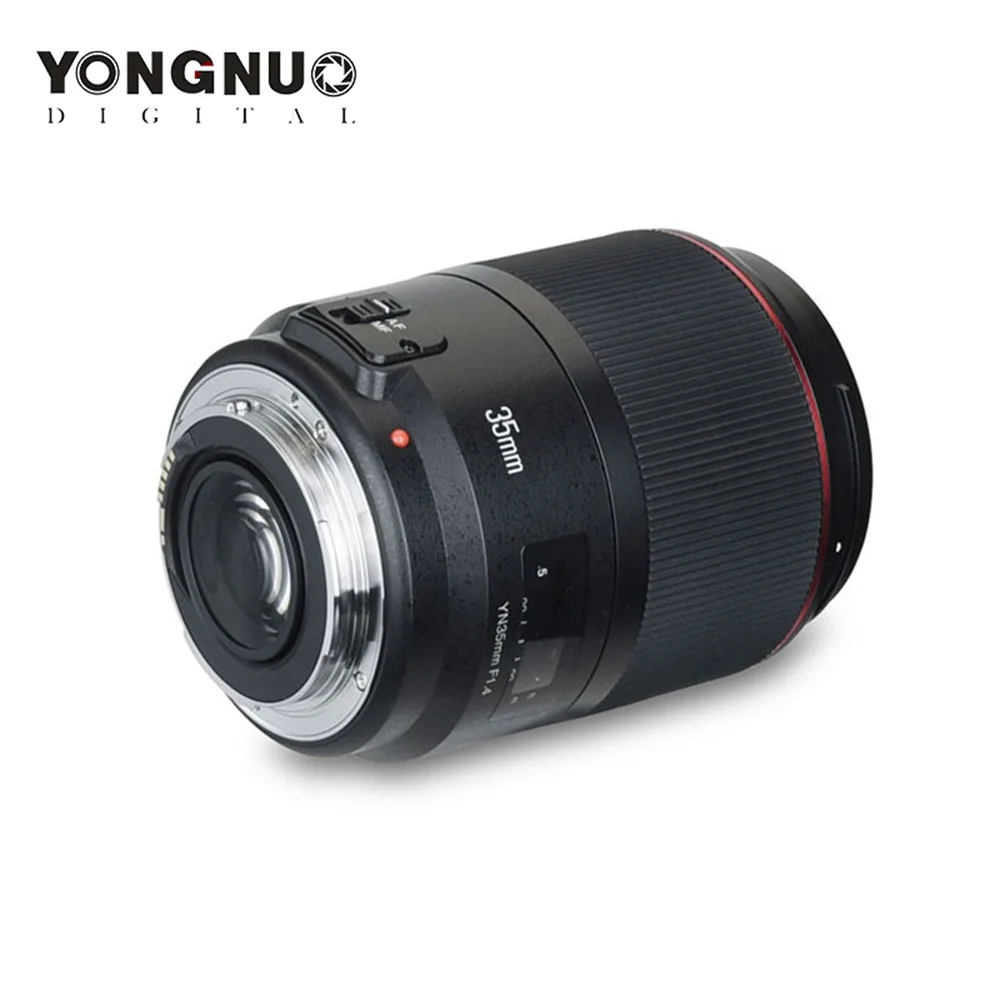 YONGNUO YN35mm F1.4 широкоугольный объектив с полной рамкой для Canon DSLR камер 70D 80D 5D3 MARK II 5D2 5D4 600D 7D2 6D 5D II