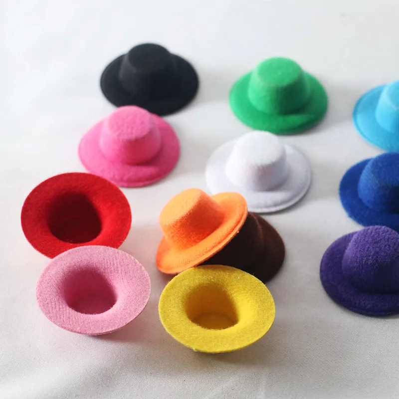 Sombrero de casa de muñecas en miniatura Original, gorra de moda para mini muñeca, accesorios para muñecas, regalo para bebés, accesorios para muñecas de juguete DIY, 2 piezas