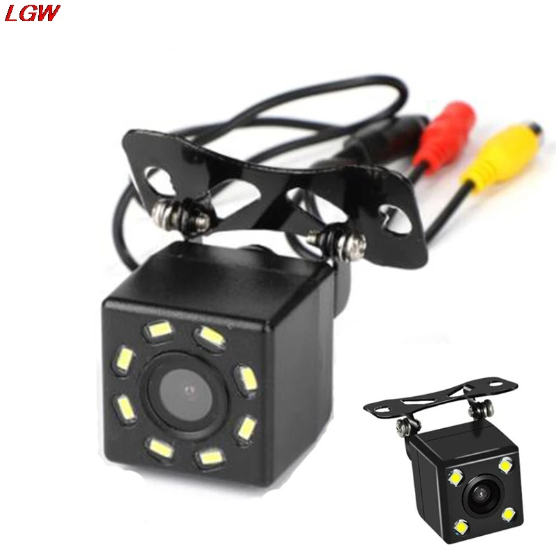 

Car Rear View Camera Universal 4 8 LED Night Vision Rear View Rear View Camera Waterproof 170 Wide Angle HD Color Image