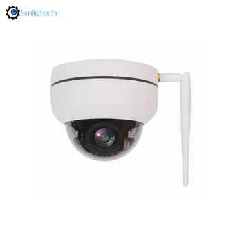 شراء24 قطعة صغيرة داخلي الذكية HD 5MP واي فاي سرعة قبة كاميرا متحركة ضوء النجوم 2.5 بوصة مقاوم للماء IP66 شبكة مراقبة IP كاميرا متحركة