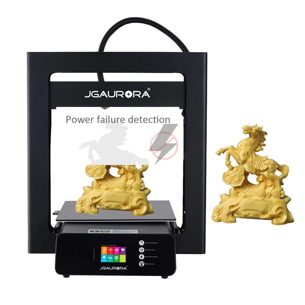 12 штук JGMAKER JGAURORA A5S 3D принтеры DIY Наборы металлический каркас сенсорный Экран