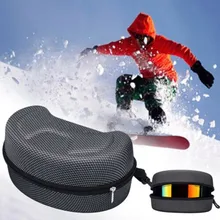 

Snow Skiing Eyeware Case Snowboard Sunglasses Reading Glasses Case 20*12*10cm EVA With Zip Hard Carrying Box Glasses Protector
