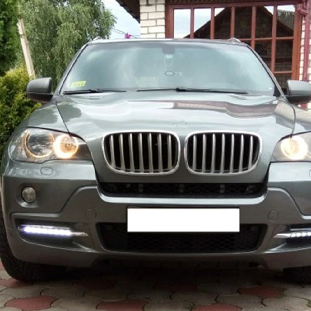 CSCSNL 1 комплект 12 В ABS светодиодный ОД для BMW X5 E70 2007 2008 2009 2010 DRL дневные ходовые огни