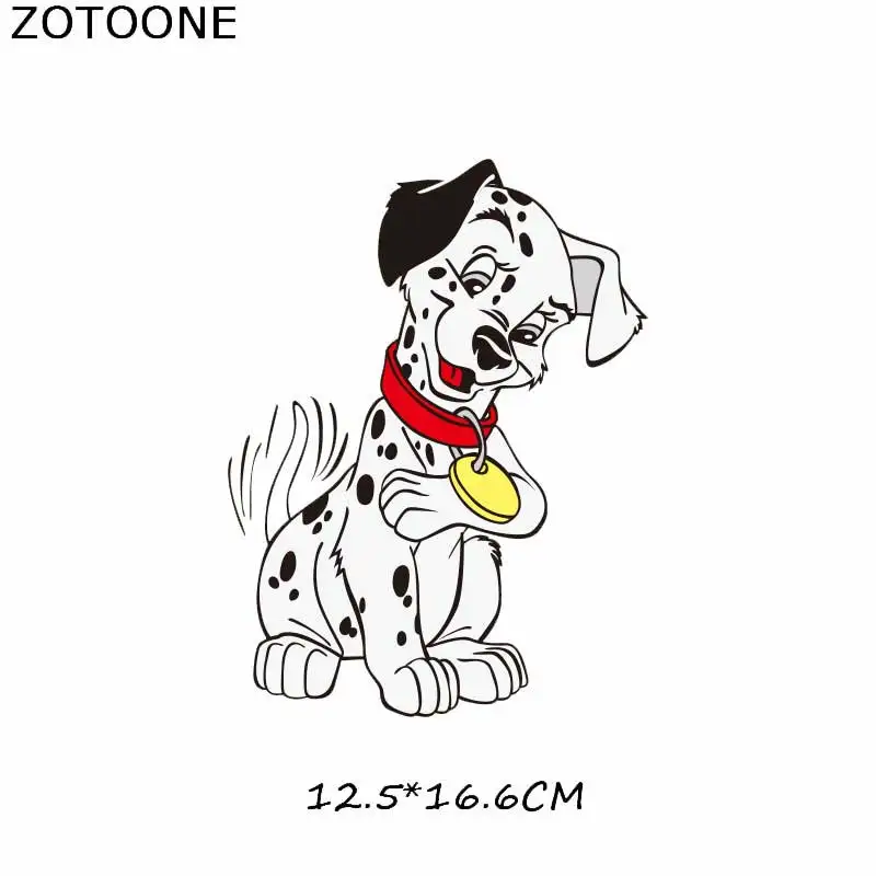 178 ZOTOONE милая собака мультфильм Железная на патч для детей наклейка на одежду DIY животных Тепловая аппликация передачи для футболки с принтом G - Цвет: 178