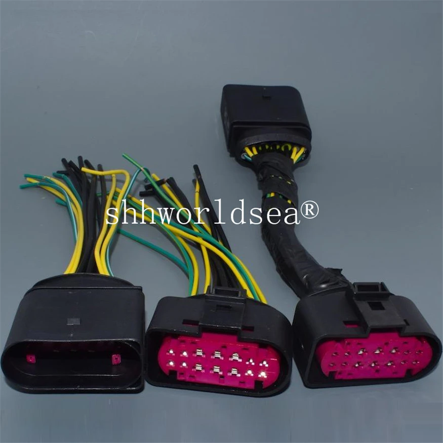 14 Pin Way Car Xenon Headlight Lamp Plug Connector Socket Housing ...