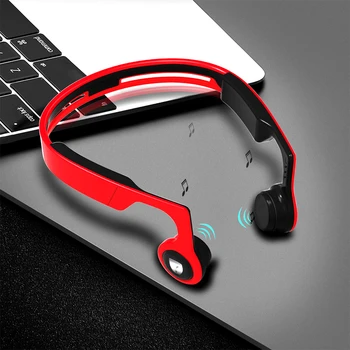 

ALWUP Wireless Headphone Bluetooth earphone Bone Conduction Sports Stereo Headset for Phone with Microphone 8GB MP3 Player