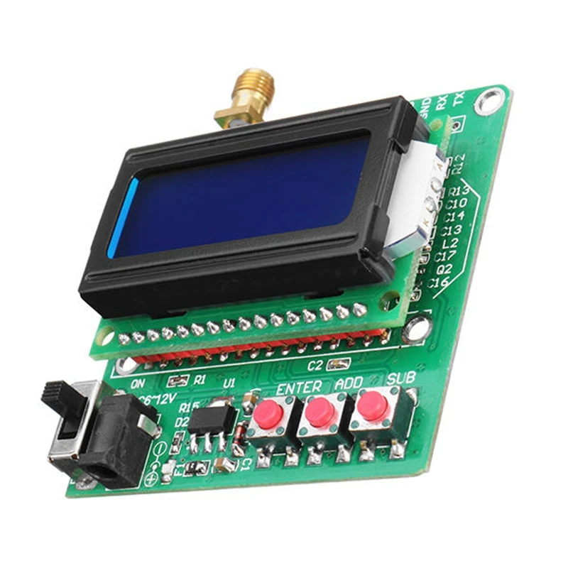 Точный измеритель мощности цифровой lcd РЧ измеритель мощности-75-16 дБм 1-600 МГц значение затухания радиочастоты при затухании дБ модуль