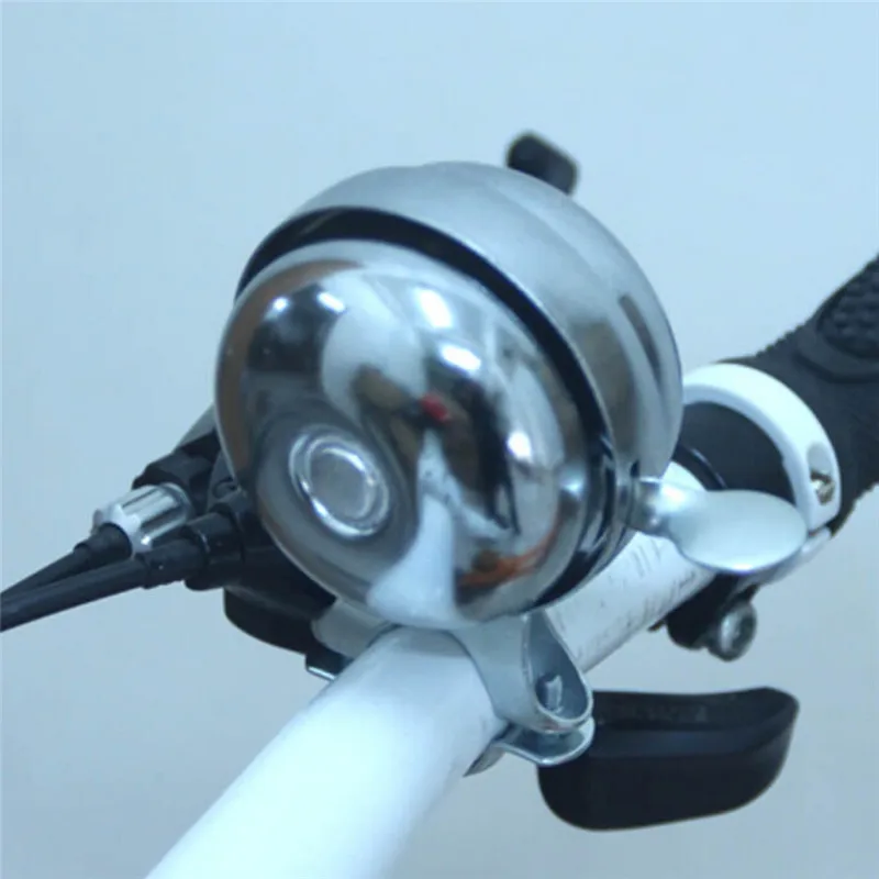 1 шт. классическое металлическое кольцо велосипедный Звонок на велосипедный руль звуковая сигнализация подходит для большинства рулей Ретро велосипедные колокольчики - Цвет: B