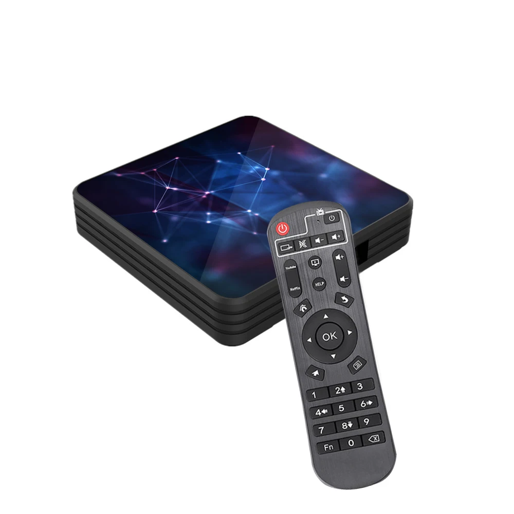 Android 9,0 tv BOX 6K Youtube Google Assistant 3D видео ТВ приемник Wifi 4 Гб ram 64 Гб rom Smart tv Box Play Набор магазина top Box