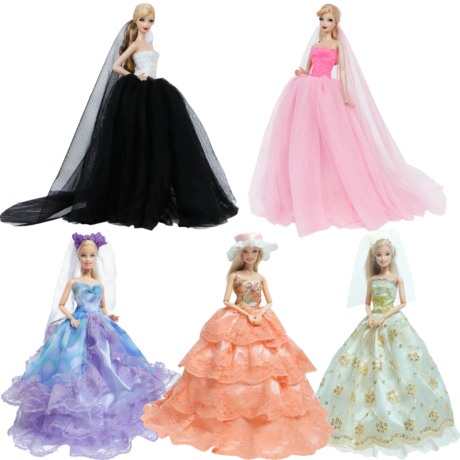 Fashion Royalty Princess Dress/Clothes/Gown+Hat For 11.5in.Doll S544 