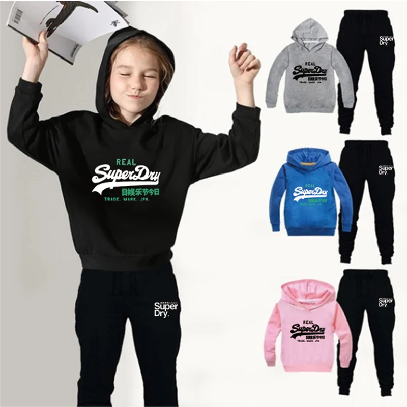 Precio Especial Sudadera con capucha para niños y niñas, ropa deportiva Unisex de 100cm-160cm, estilo Casual, con estilo de primavera, color negro wxQKMkddDy3