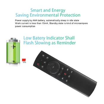 

G20S Gyro Smart Voice Remote Control IR Learning 2.4G Wireless Fly Air Mouse L41F