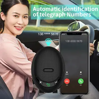 

BT-100 Compact ABS Smart Bluetooth 5.0 Memory Connection Car Handsfree Speaker