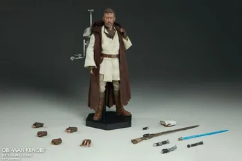 

In Stock Collectible 1/6 Star Wars 100327 Myth Series Obi- Wan Kenobi Full Set Action Figure Doll Model for Fans Gifts