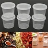 30pcs/Set 30ml Disposable Plastic Takeaway Sauce Cup Containers Food Box with Hinged Lids Pigment Paint Box Palette Reusable ► Photo 3/6