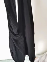 Privathinker-Pantalones rectos plisados para hombre, pantalón informal de cintura elástica, sueltos, de tela de seda de hielo, de Corea, primavera 2021