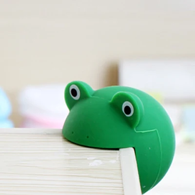 Green Frog Одинарная в форме животных милый Настольный Угловой протектор подушка для детей безопасный антиколлизия угловая защита на мебель - Цвет: Green Frog