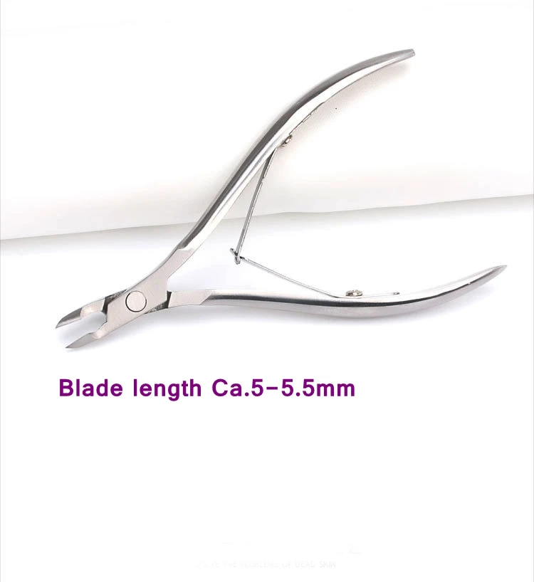 Description Picture 6 of itemCuticle Clippers Trimmer Dead Skin Remover Pedicure Stainless Steel Cutters Tool Cuticle Nippers Nail Manicure Scissors