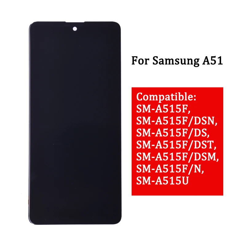 Super AMOLED Display For Samsung Galaxy A51 LCD