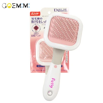 

Hair Removal Brush Pet Comb Rake for Medium Large Dogs 360-degree rotating handle Plastic Push Hair Pet Comb