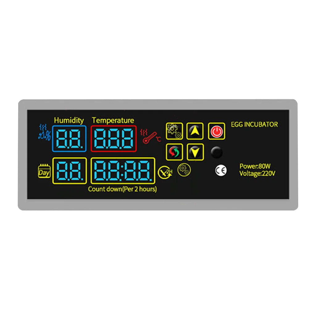 

Incubator Controller Set Pet Supplies Hatching Humidity Diaplay Heating Temperature Control Power Cable Multifunctional Mini