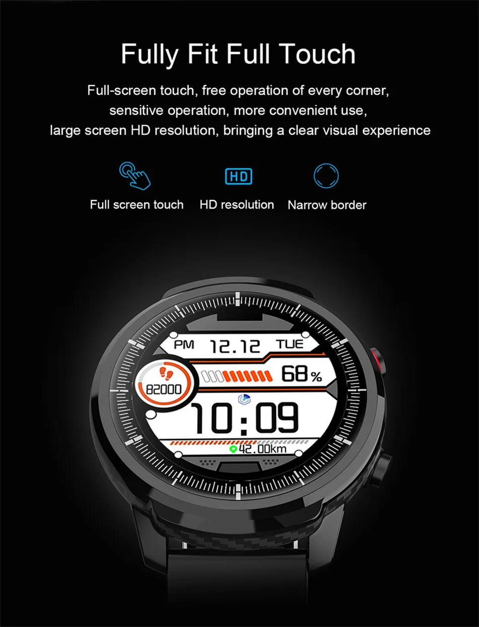 LIGE новые умные часы Полный сенсорный экран монитор сердечного ритма кровяное давление фитнес-трекер Смарт-часы спортивные часы IOS Android N58