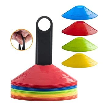 

40 Pcs Soccer Disc Cones , Agility Soccer Cones,With Holder ,for Training ,Football, Kids, Sports, Field Cone Markers, Birthday