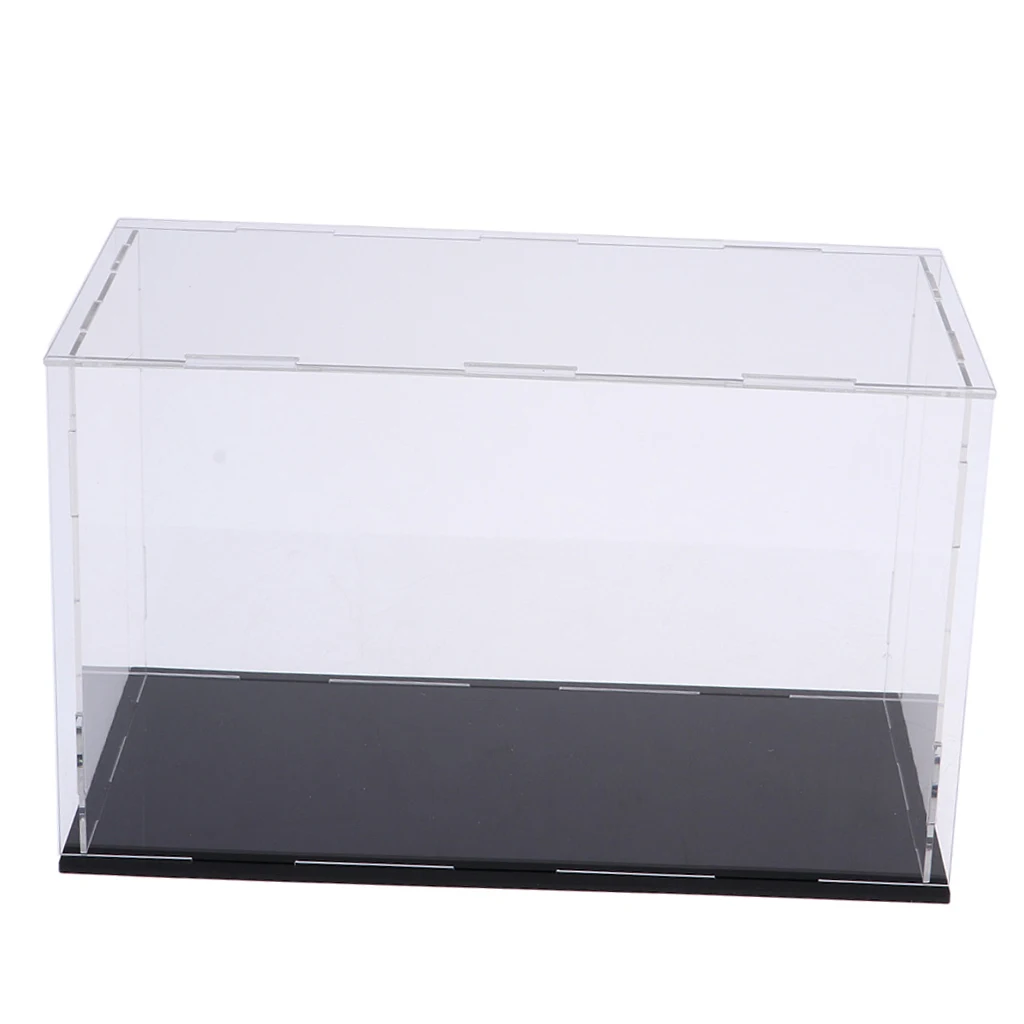 9x5x6`` Transparent Acrylic Display Case Dustproof Assembled Model Show Box