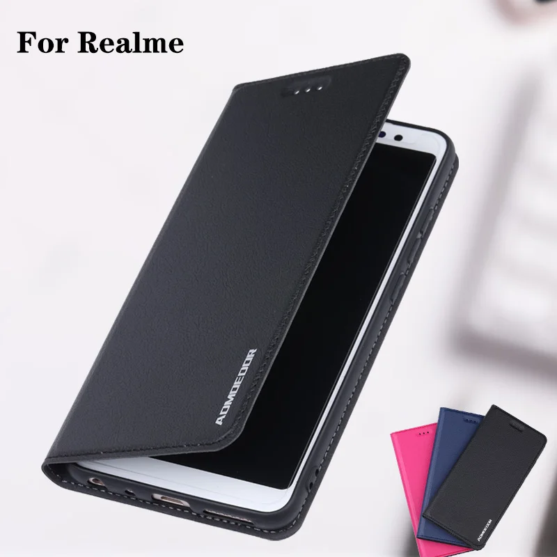 Чехол-книжка Realme для C20 C21 C3 C2 C11 C15 C12 C17 X2 X3 Superzoom XT X50 Pro кожаный | Мобильные телефоны